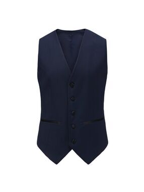 Gino Vitale TX-300 Men's Black Slim-Fit Stretch Tuxedo Suit Vest Size 38R